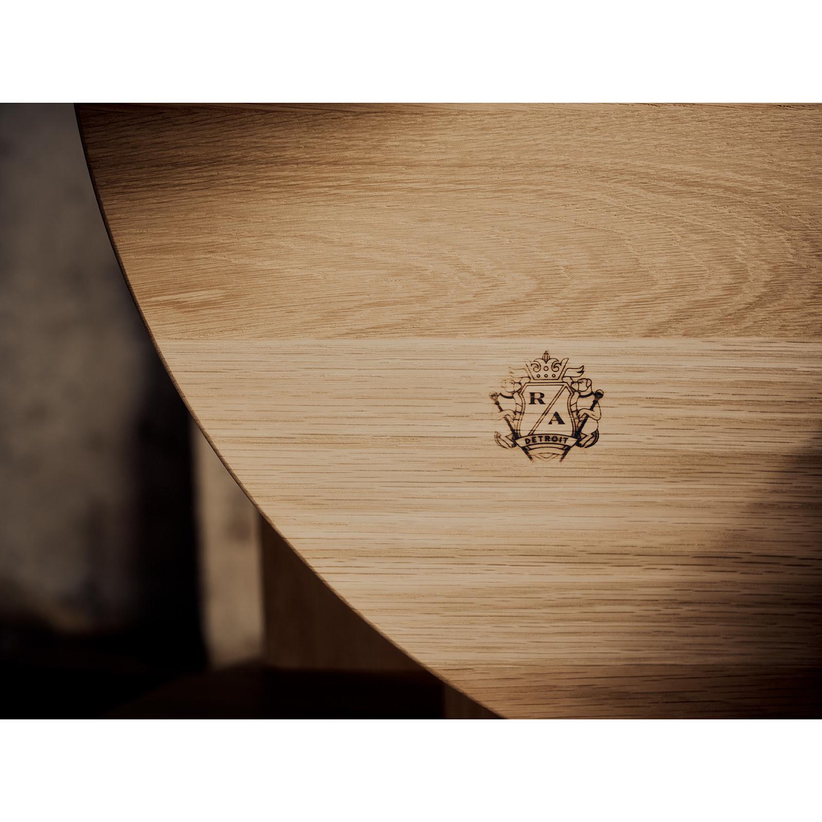 Fraya White Oak Side Table Short | Regina Andrew Detroit